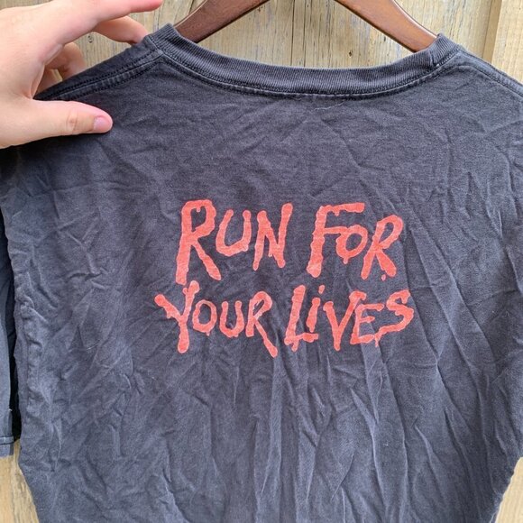 Vintage 2004 Iron Maiden Graphic T Shirt Run To The Hills - Picture 2 of 12